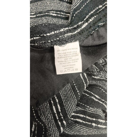 Briggs Ladies' Size Large Comfort Stretch Waistband Linen Blend Pull On Pants - Picture 7 of 12